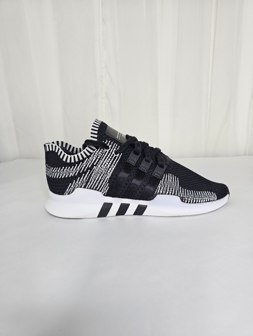 Adidas EQT Support Adv Primeknit Sneaker Black White Running Men's Size 8 NEW